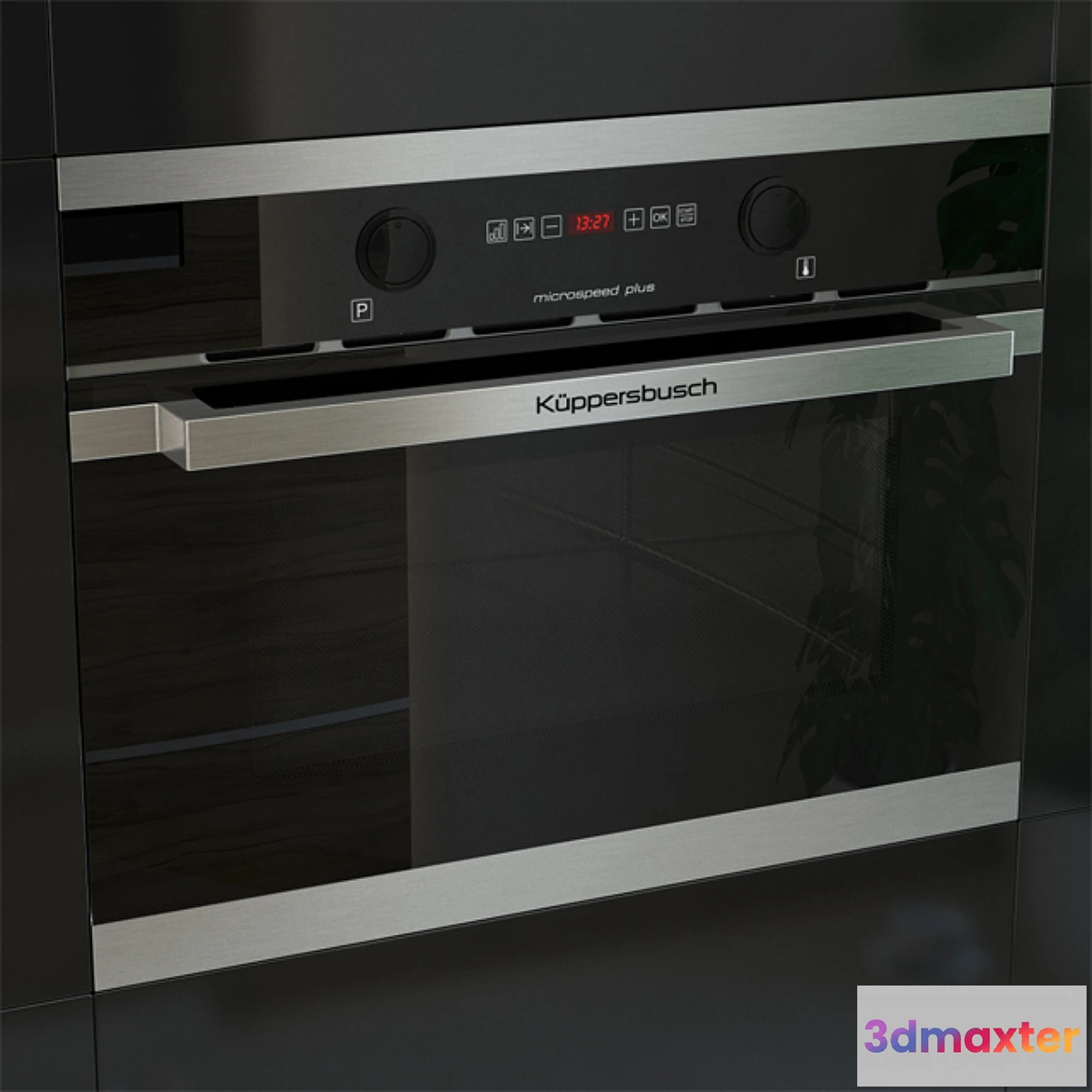 1275438 - Kuppersbusch EMWK6260 Microvawe Black 3D Max