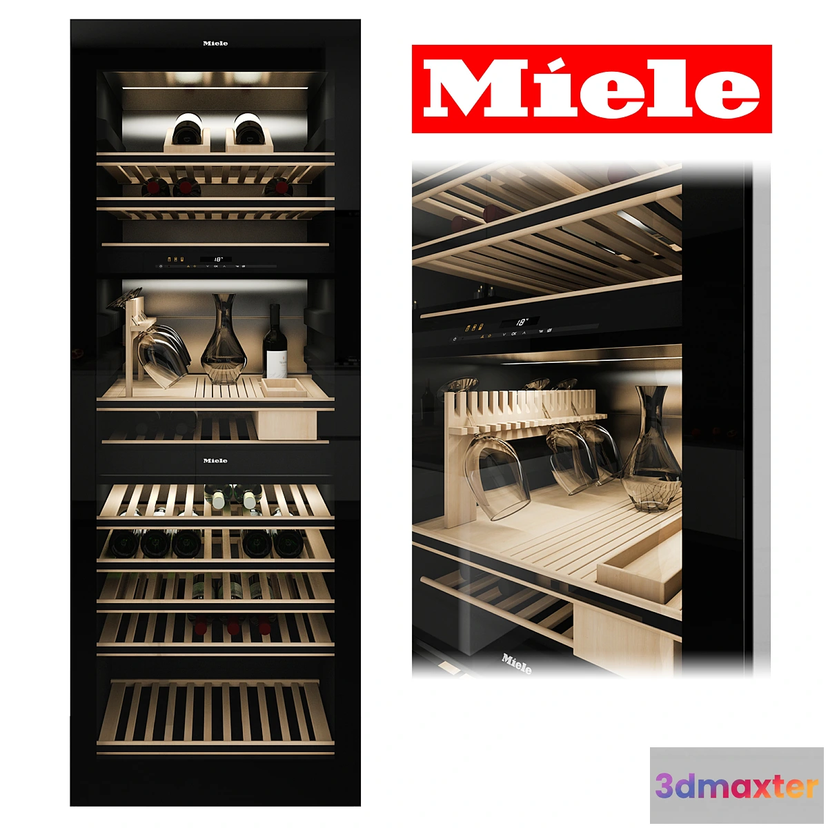 1278890 - Wine Fridge Miele KWT 6832 SGS 3D Max