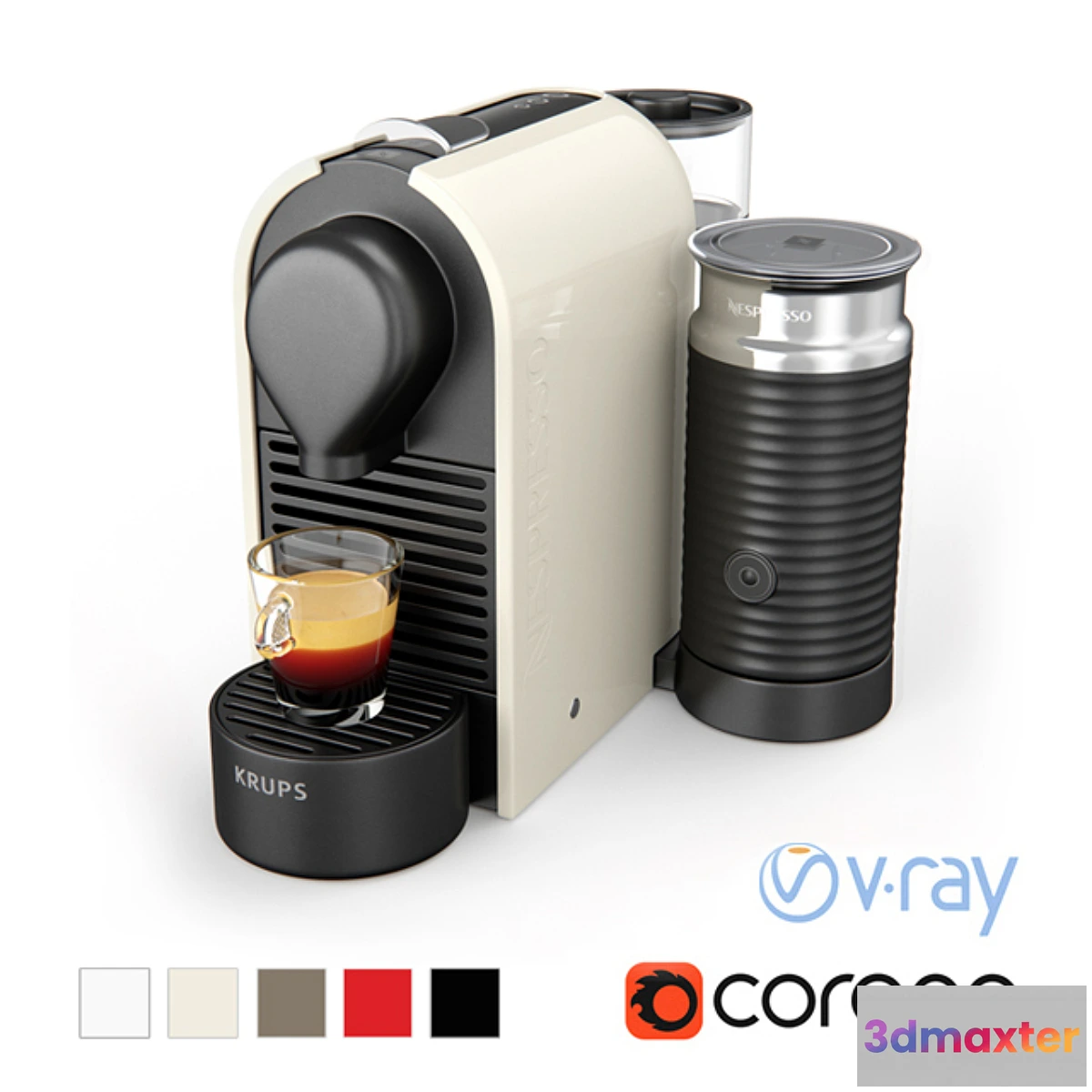 1284392 - Coffee Machine Krups Nespresso UMilk 3D Max
