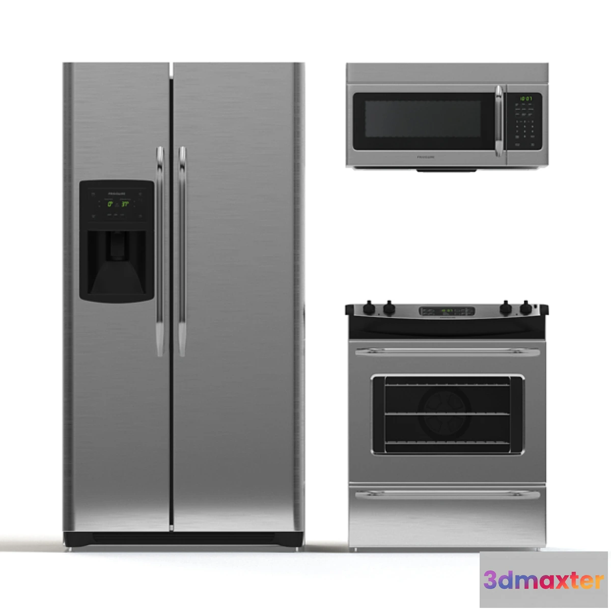 1285512 - Frigidaire kitchen appliances 3D Max