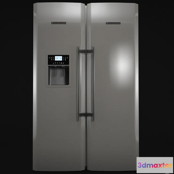 1287294 - Refrigerator Liebherr SBSes 8283 3D Max