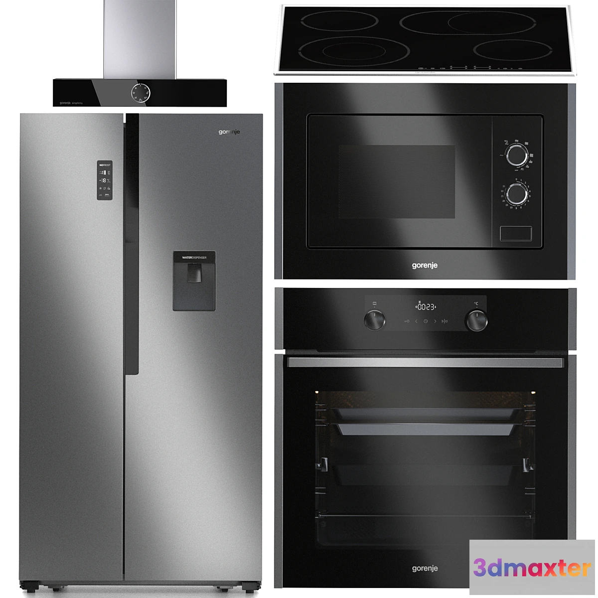 1299030 - Gorenje kitchen appliances set 4 - No.2 3D Max