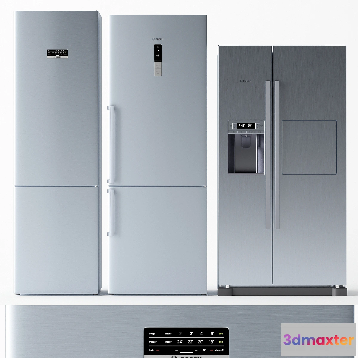 1307239 - Set of refrigerators BOSCH 3D Max