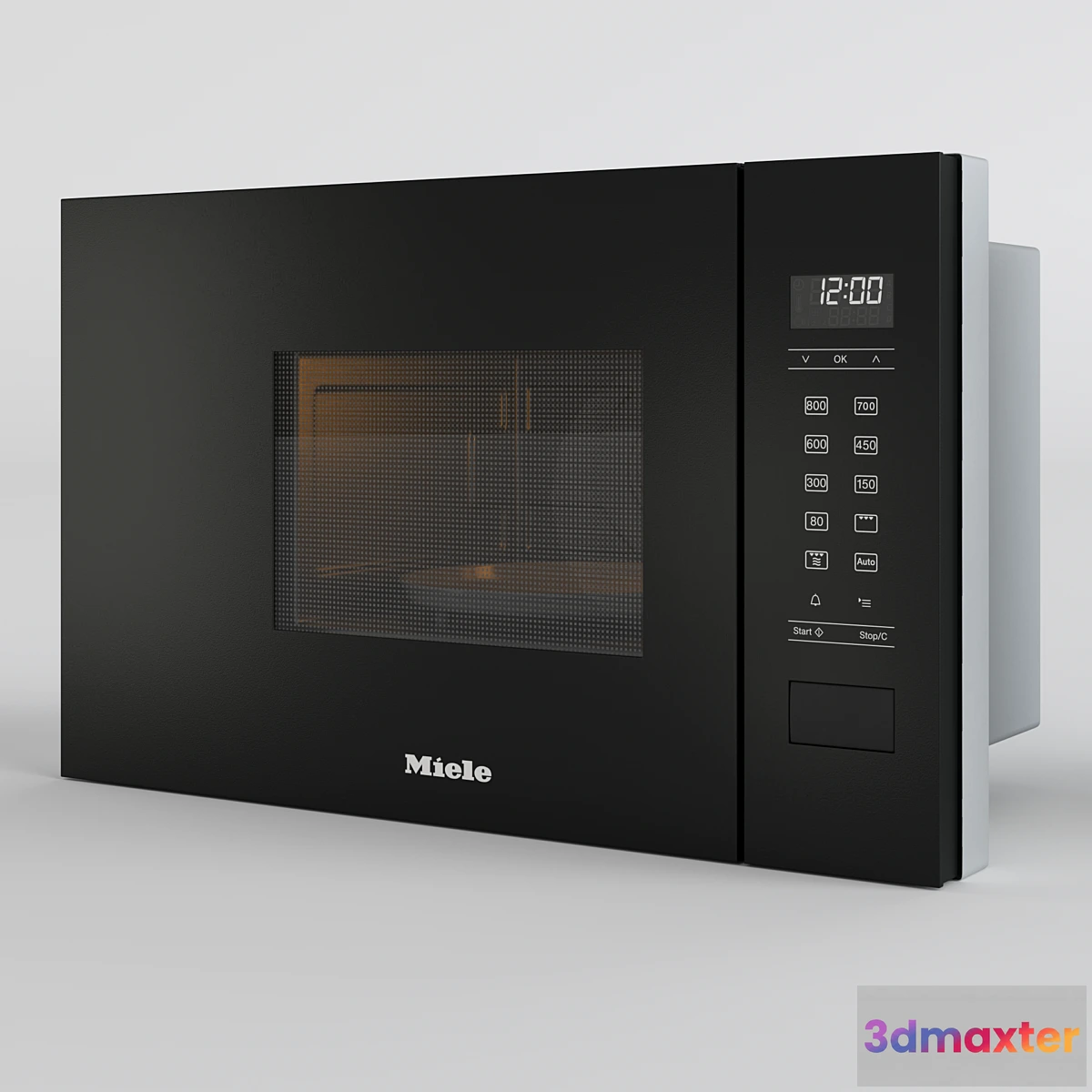 1316586 - Built-in microwave oven - M 2234 SC - by Miele 3D Max