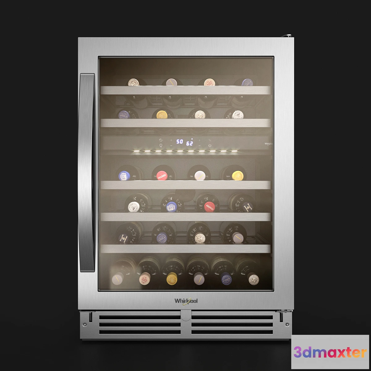 1320812 - Built-in wine cabinet Whirlpool WUW55X24HS 3D Max