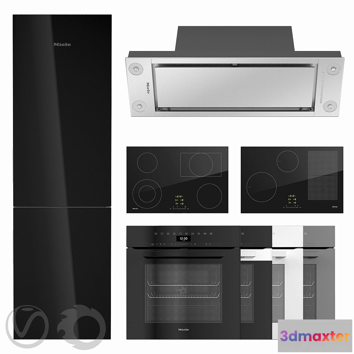 1326462 - MIELE Home appliances collection 10 3D Max
