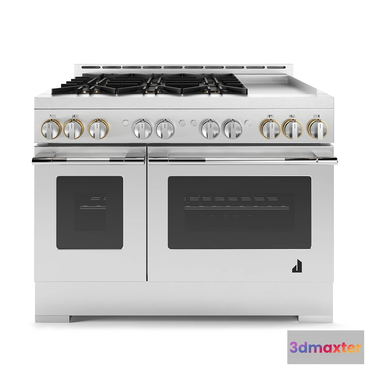 1329477 - Jenn-Air Professional Gas Stove JGRP748HL 3D Max