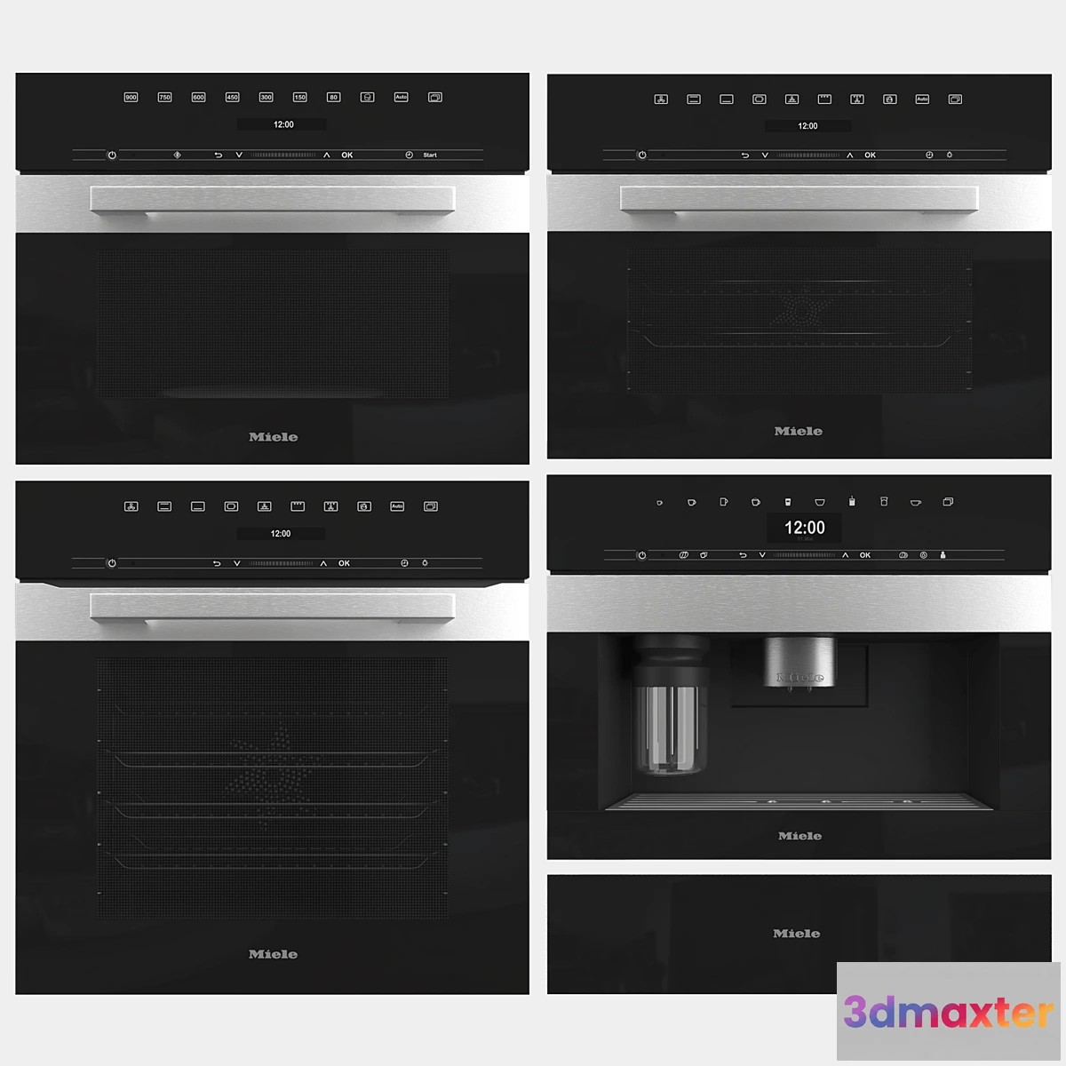 1335602 - miele Kitchen Appliance set - No.2 3D Max