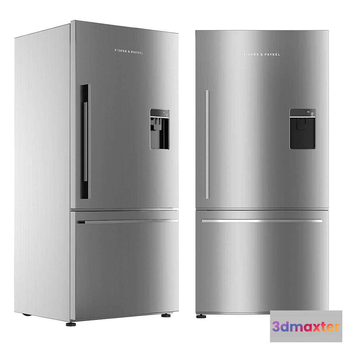 1336104 - Fisher and Paykel Freestanding Refrigerator Freezer RF170WDRUX5 N 3D Max