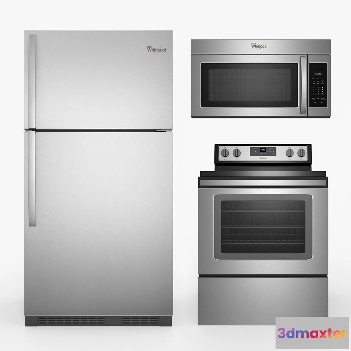 1336692 - Kitchen Appliances Whirpool 3D Max