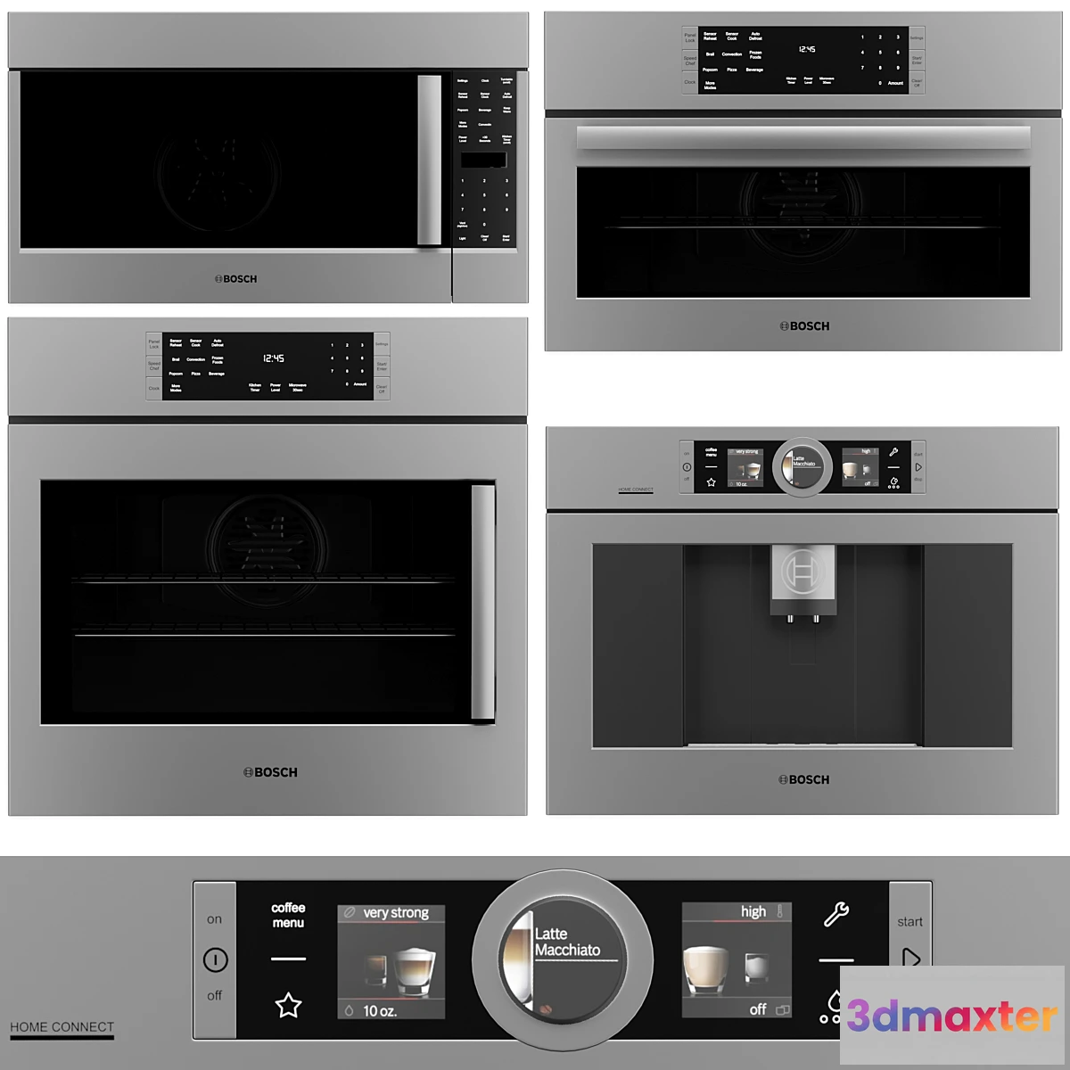 1339528 - BOSCH kitchen appliance set 3D Max