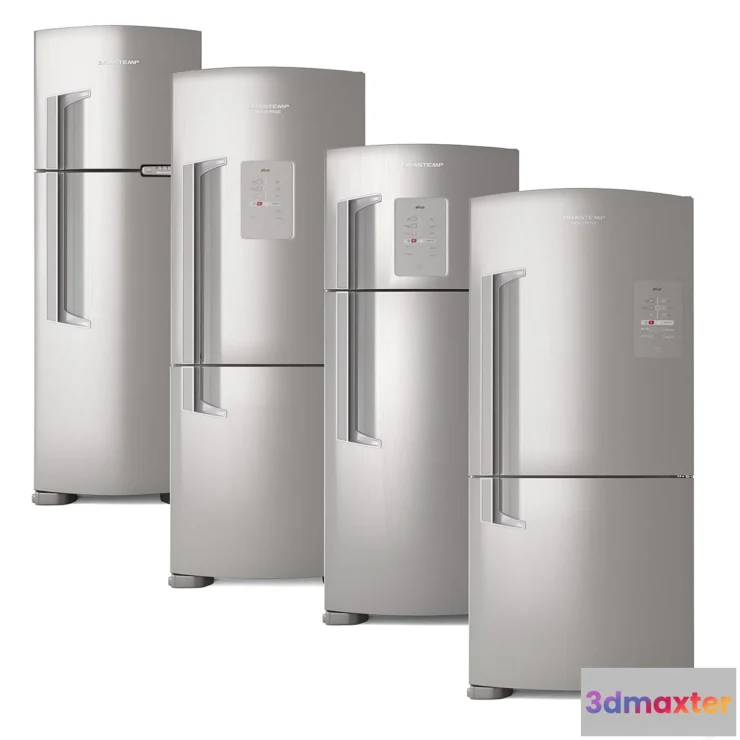 1340246 - 8 Refrigerators - Whirlpool - Brastemp 3D Max