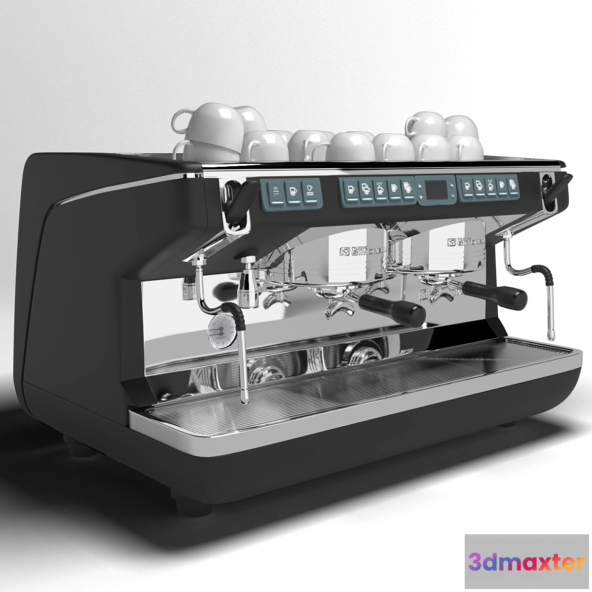 1348532 - COFFEE MACHINE NUOVA SIMONELLI APPIA LIFE XT 2 GR V 3D Max