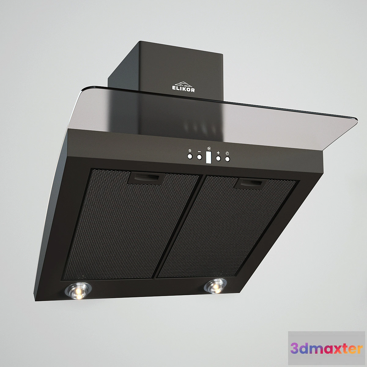 1349344 - Extractor ELIKOR Aquamarine 60 black 3D Max