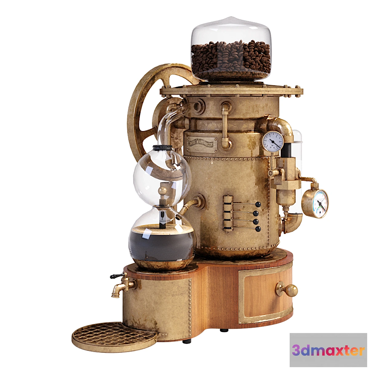 1349889 - Coffee machine 3D Max