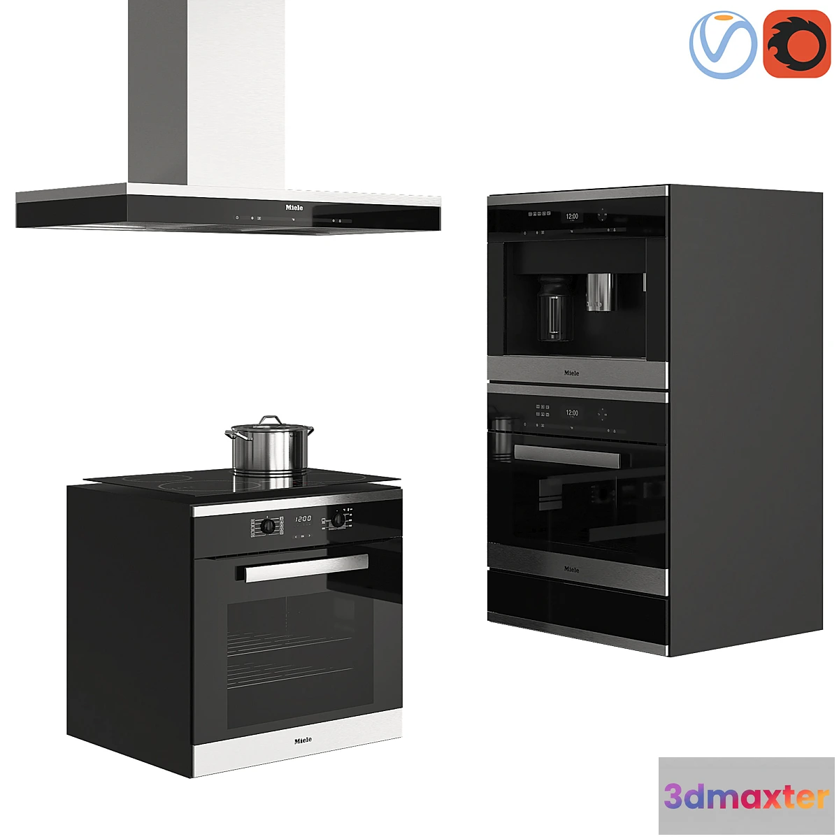 1352868 - Miele Appliances Metal 3D Max