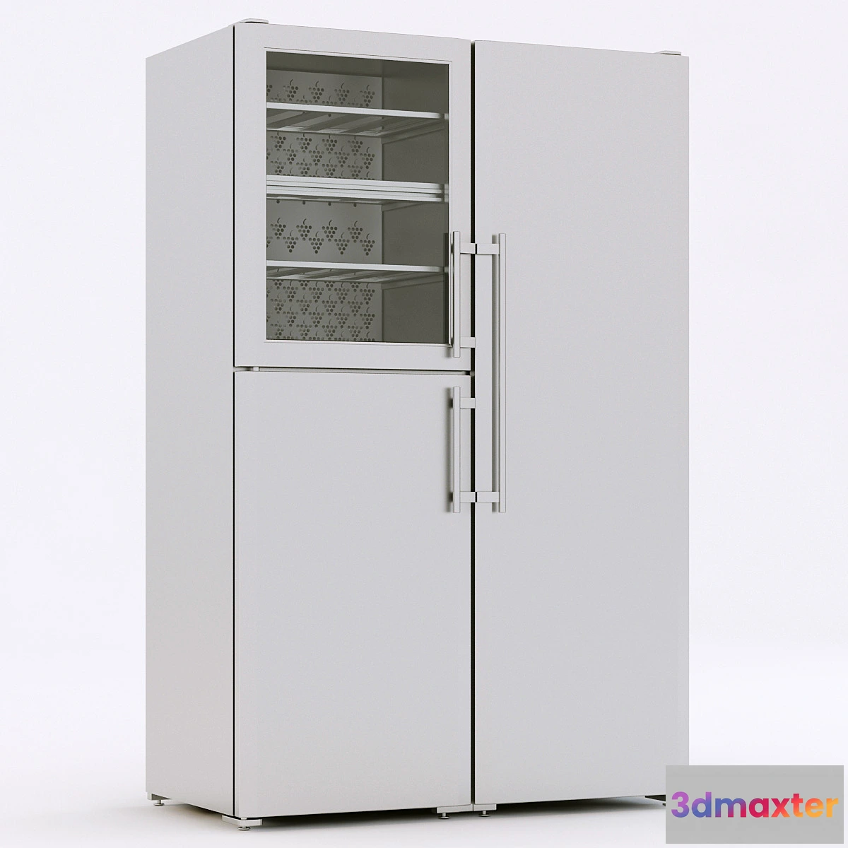 1393066 - Liebherr Refrigerator Side By Side Sbes 7165 3D Max