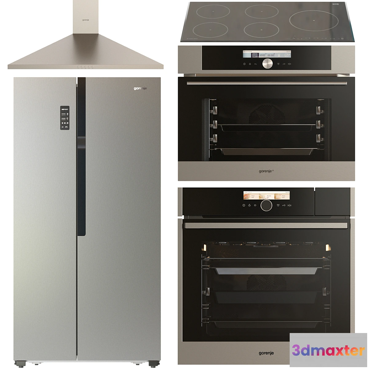 1395336 - Set Gorenje Appliance 3D Max
