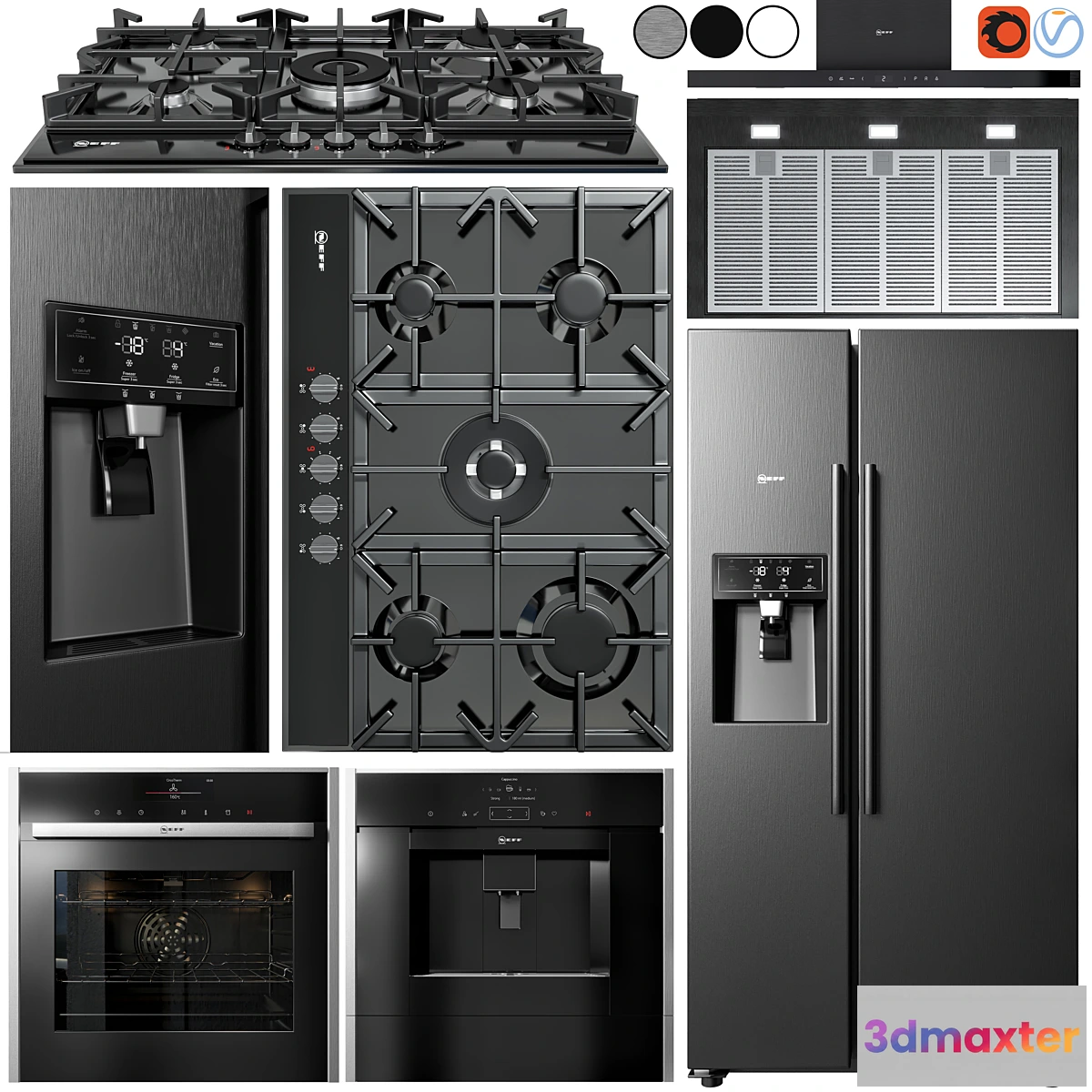 1398658 - Neff Appliance Collection 3D Max