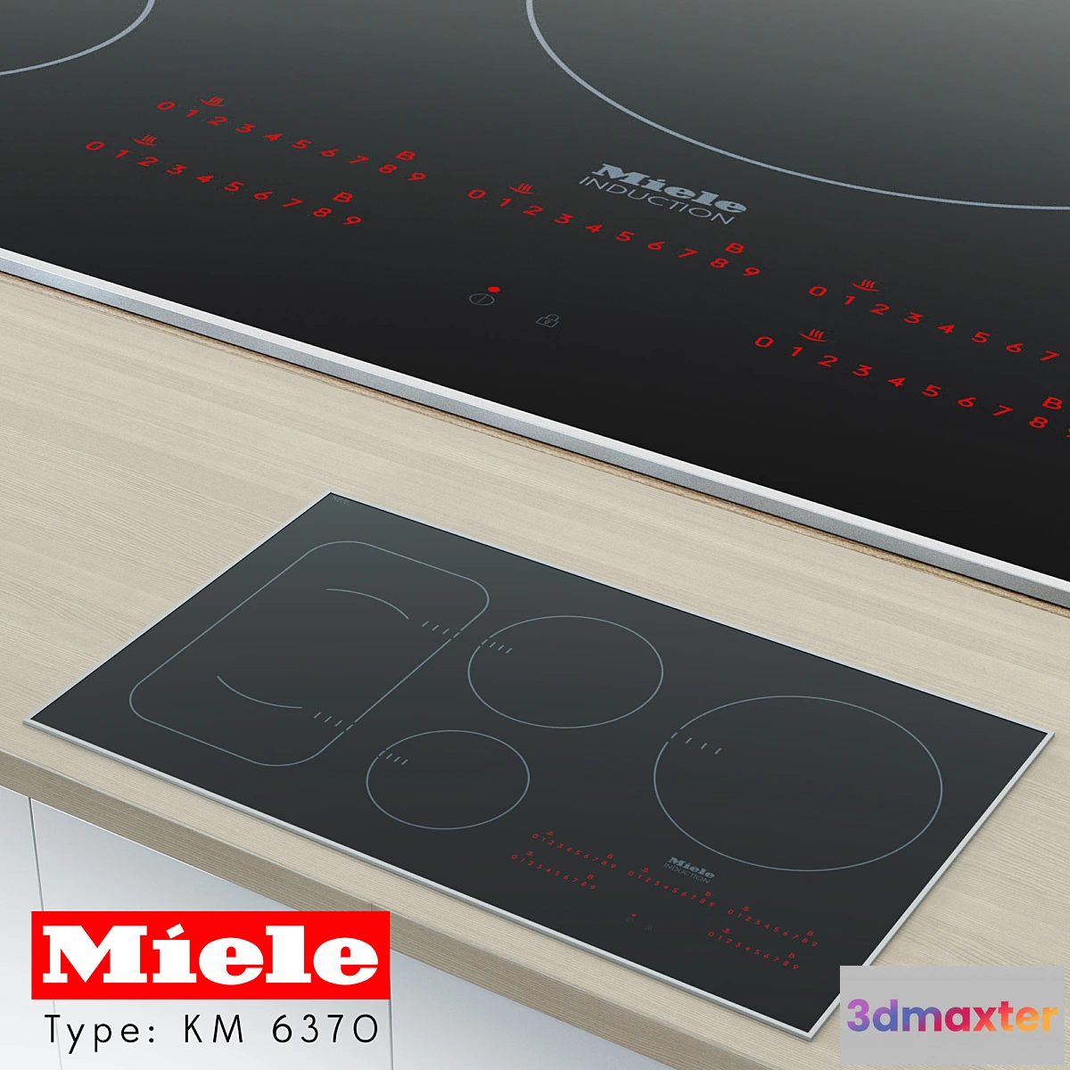 1398846 - Miele Cooktop KM 6370 3D Max