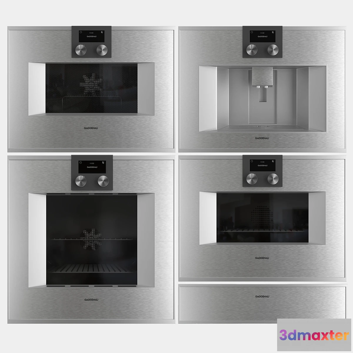 1399164 - Gaggenau Kitchen Appliance set 2 3D Max
