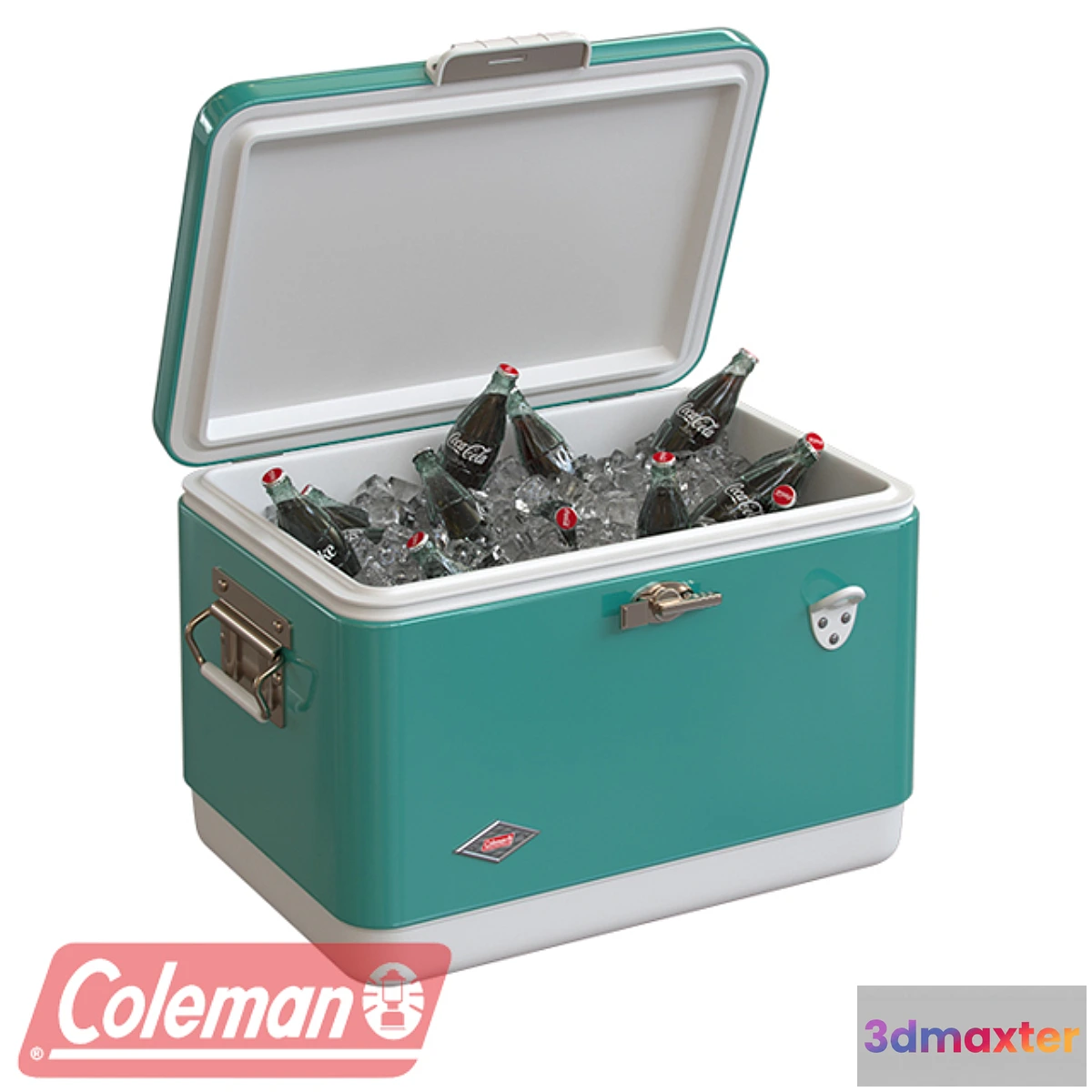1400140 - COLEMAN steel belted cooler 3D Max