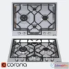 1402444 - Gas hob Smeg PGF64-4 3D Max