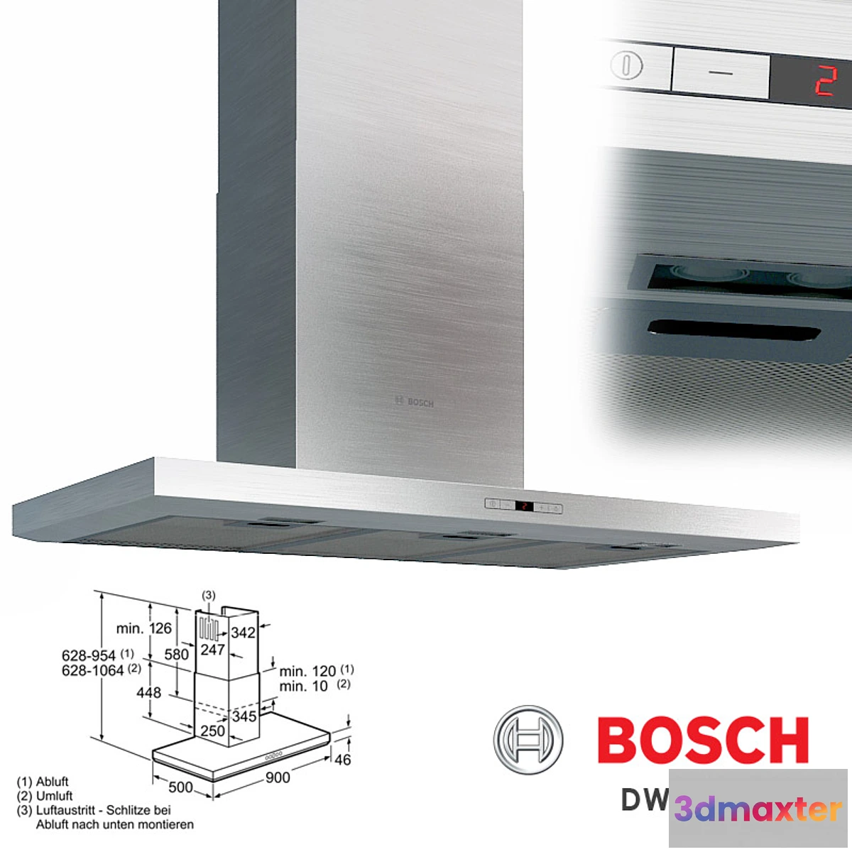 1402940 - Extractor Bosch DWB 098E50 3D Max
