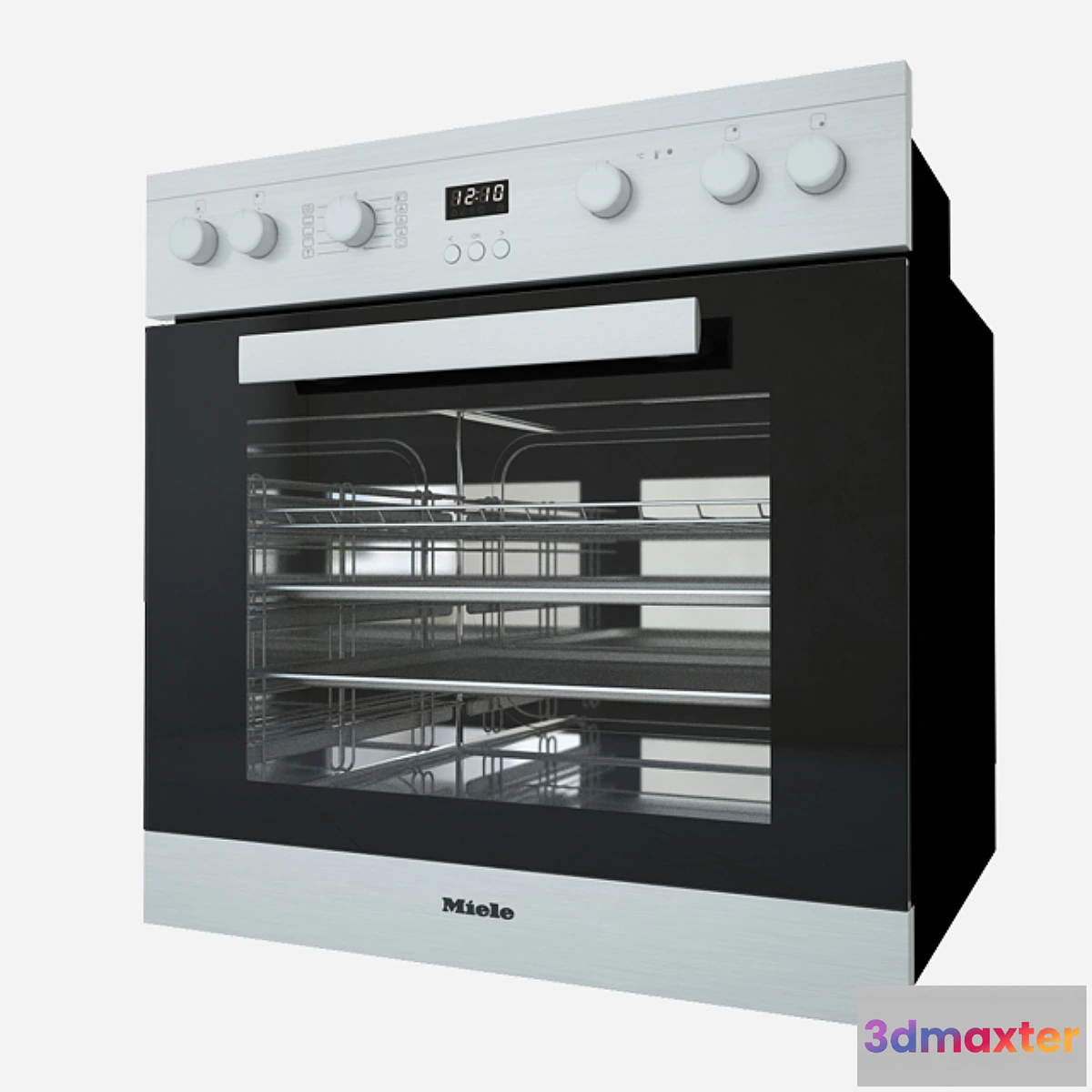1404942 - Miele H2261 LST Oven KM 6012 Cooking Panel 3D Max