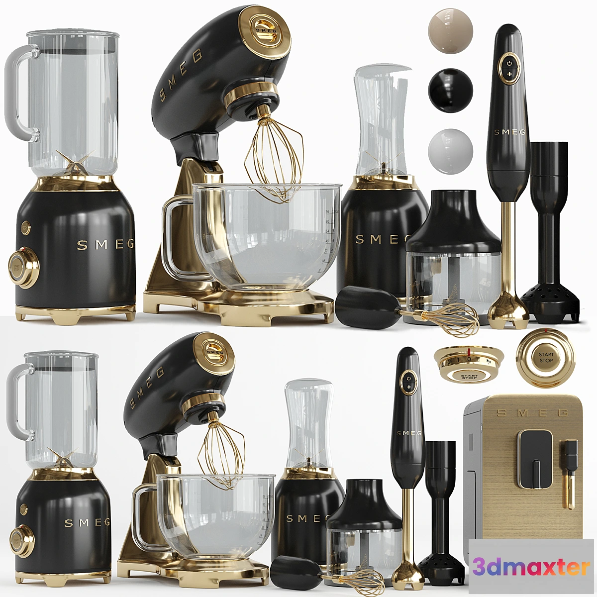 1406704 - Collection smeg 3 3D Max