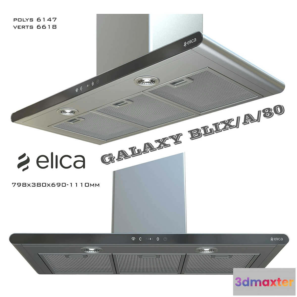 1408630 - Extractor Elica Galaxy BLIX _ A _ 80 3D Max