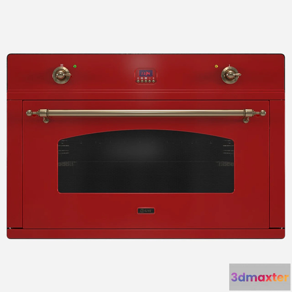 1408978 - Ilve Nostalgie 900 CMP Kitchen Oven 3D Max