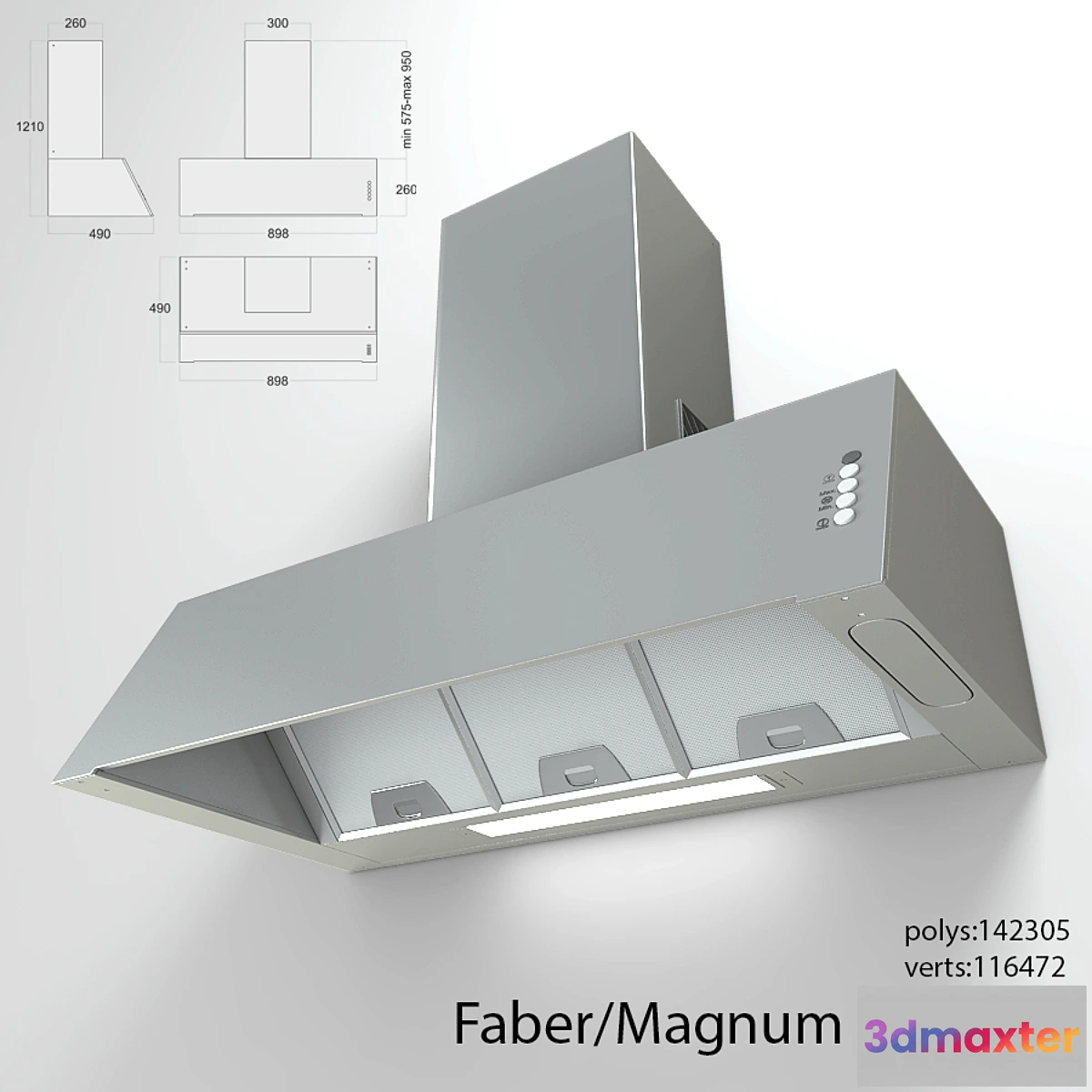 1409700 - Faber Magnum Plus A90 3D Max
