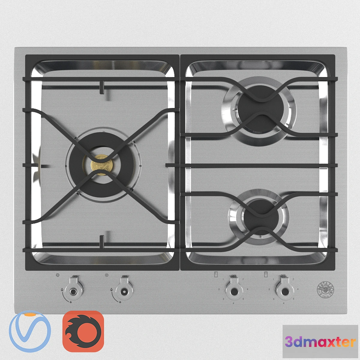 1413576 - Bertazzoni PM60 3 0 X 3D Max