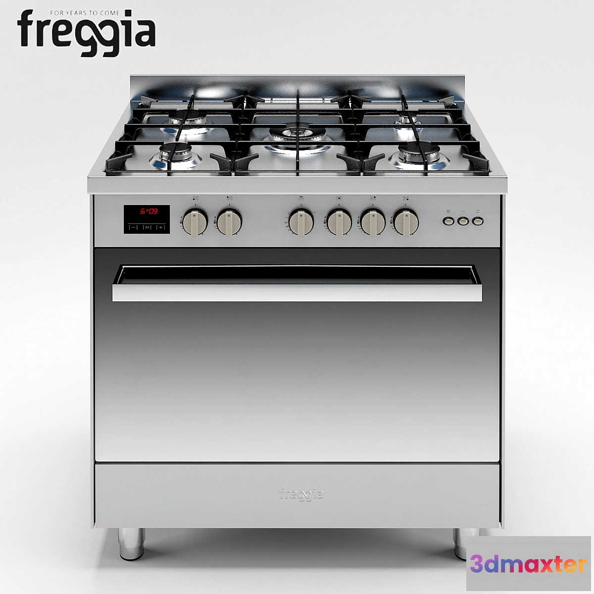 1414244 - Stove FREGGIA PP96GGG50X 3D Max
