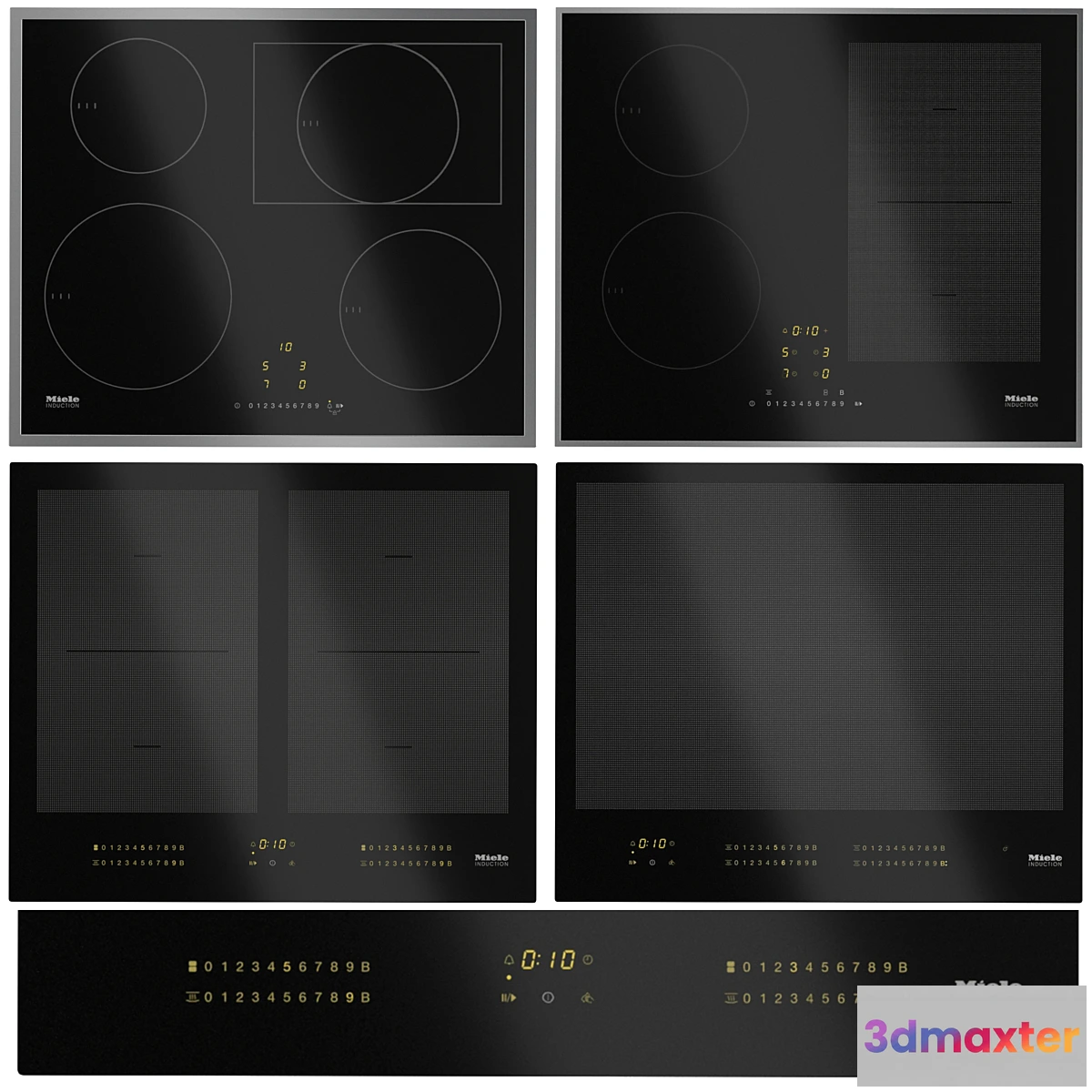 1417458 - Miele induction hob set 3D Max