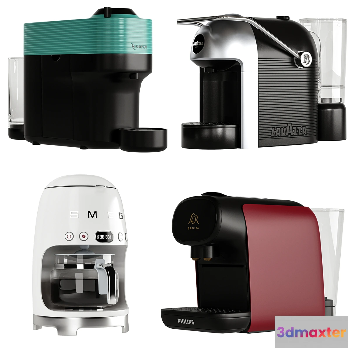 1419690 - Coffee Makers Set 5 3D Max