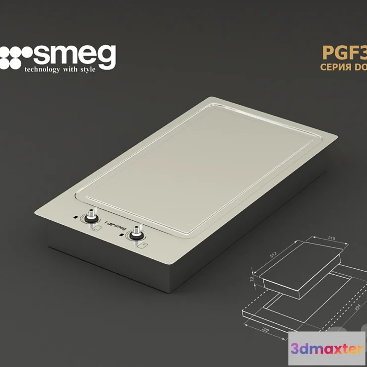 1423486 - Smeg PGF30T 3D Max