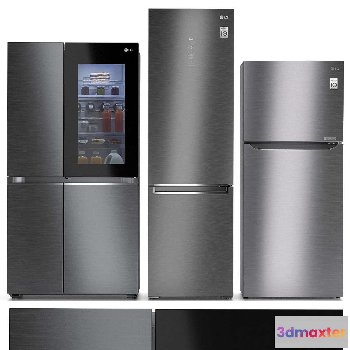 1426590 - Refrigerator set LG 8 3D Max