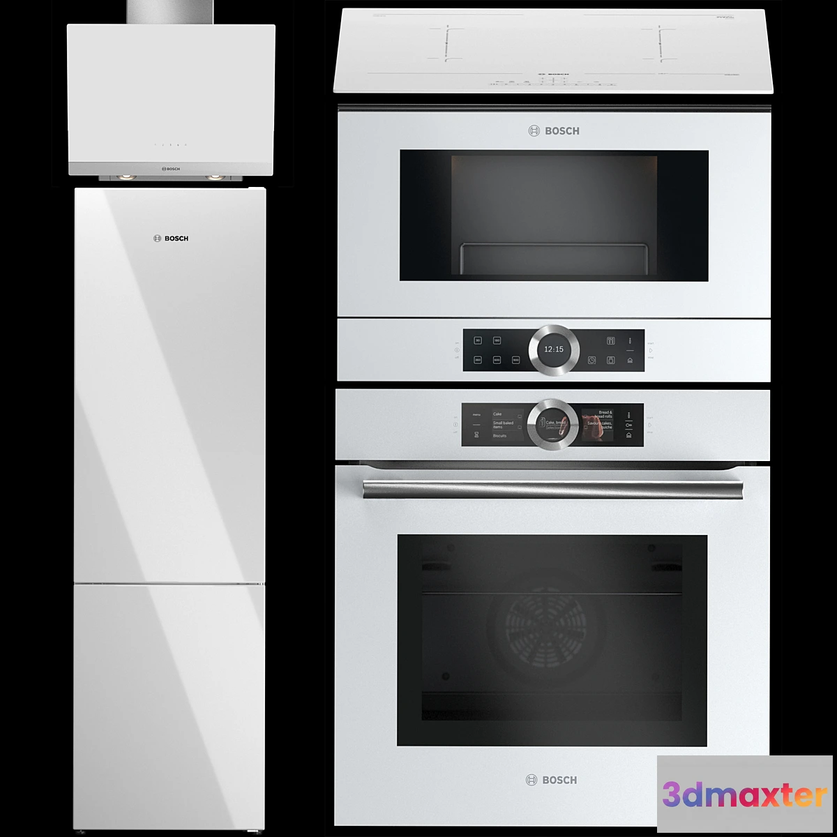 1426604 - BOSCH 7 kitchen appliances set 3D Max