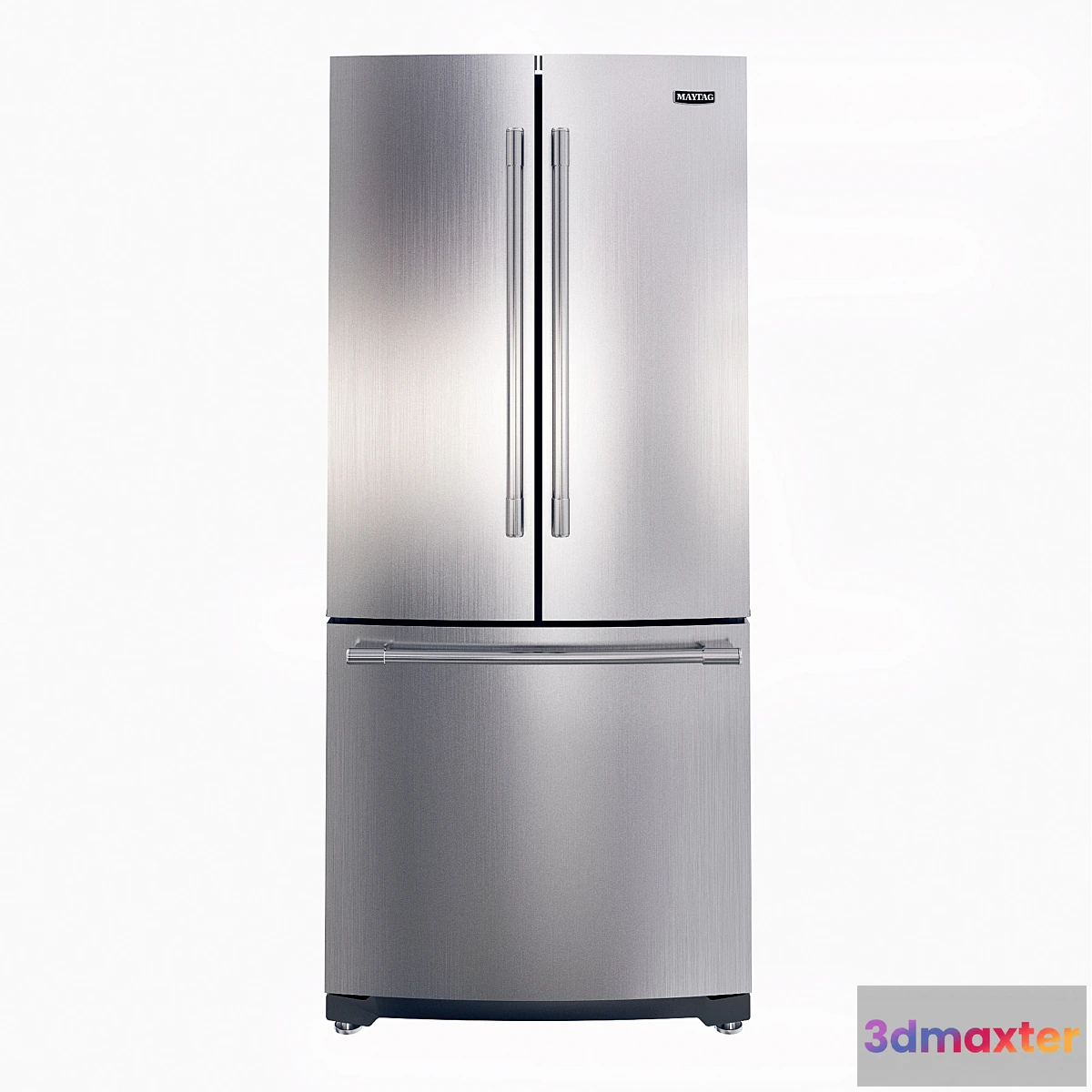 1429032 - Jenn-Air Counter Depth Stainless Steel French Door Bottom Freezer Refrigerator - JFC2290REP 3D Max