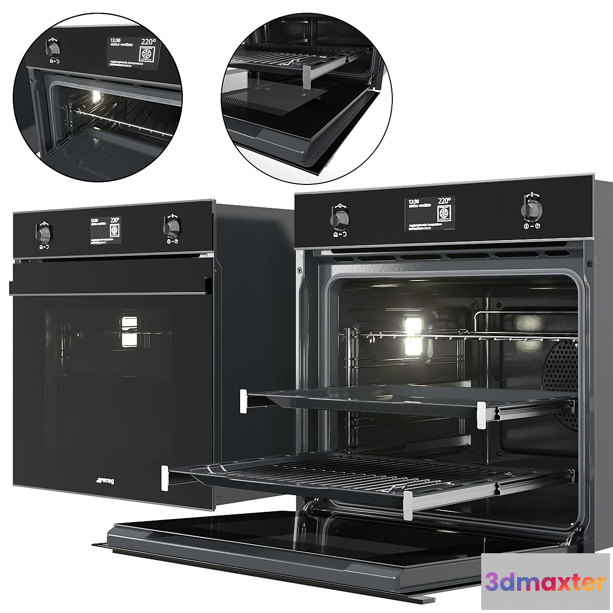 1432994 - Oven SMEG SF6603NXE 3D Max
