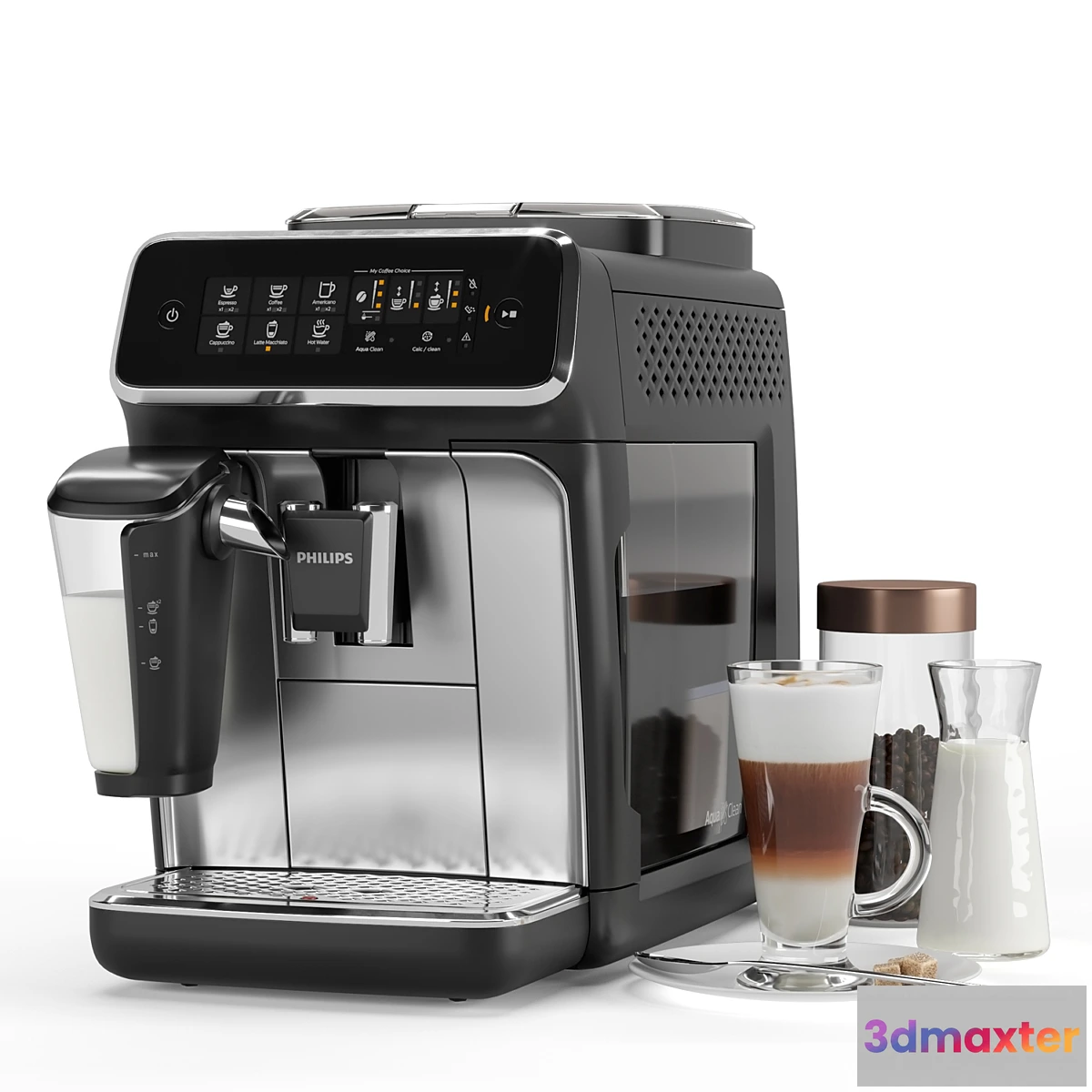 1441438 - Philips 3200 Series Espresso Machine LatteGo  EP3246 3D Max