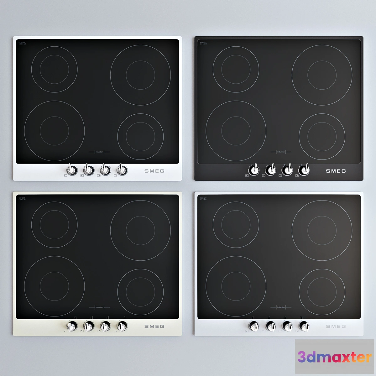 1447714 - Hob Smeg Victoria 3D Max