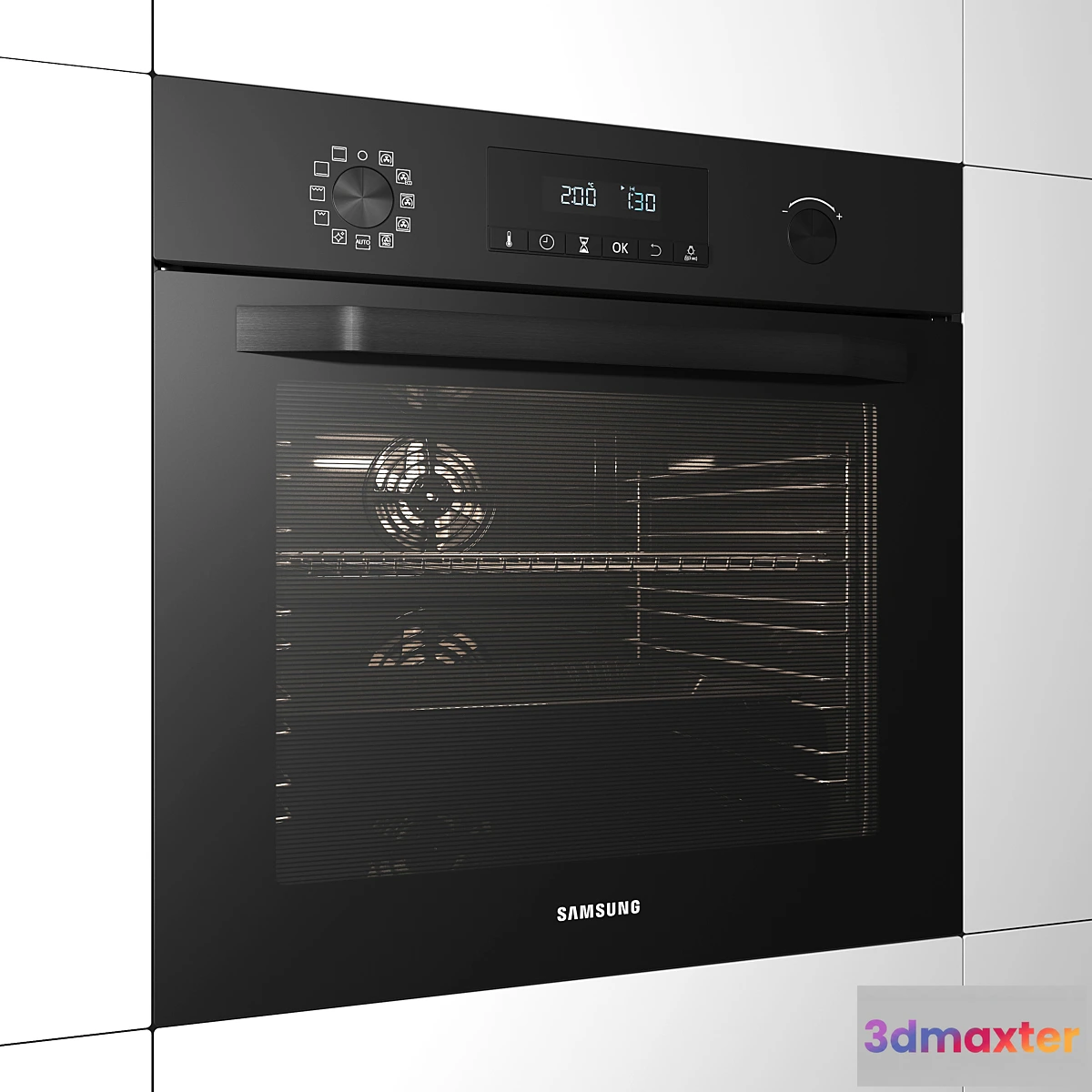 1448096 - Oven SAMSUNG NV70K2340RB 3D Max