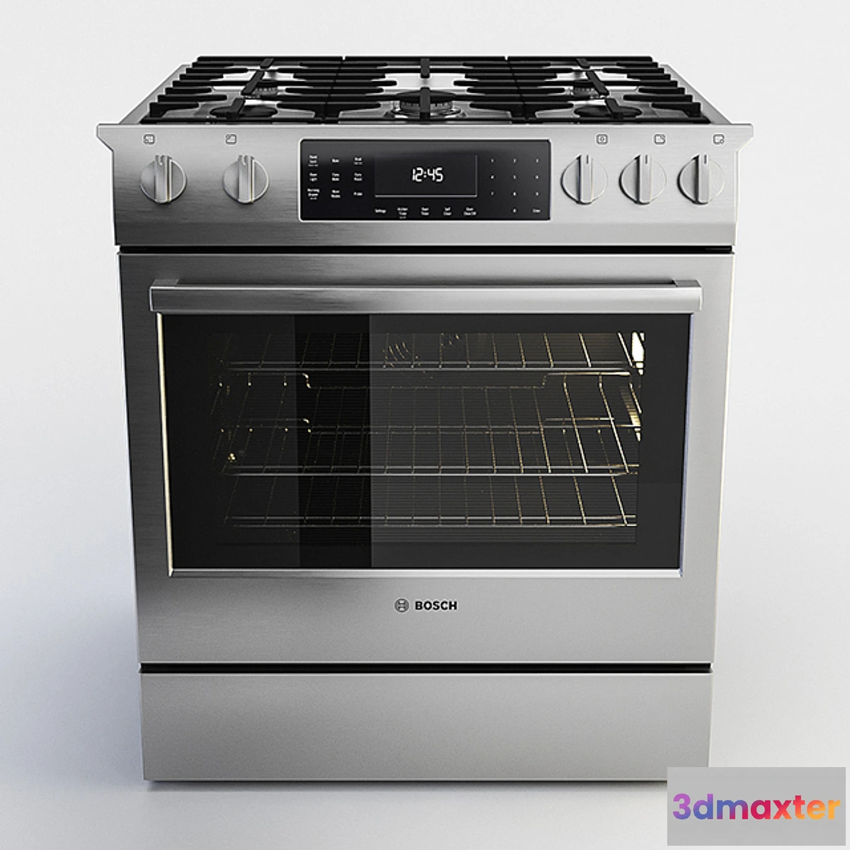 1448420 - Gas Slide-in Range - HGI8054UC - by Bosch 3D Max