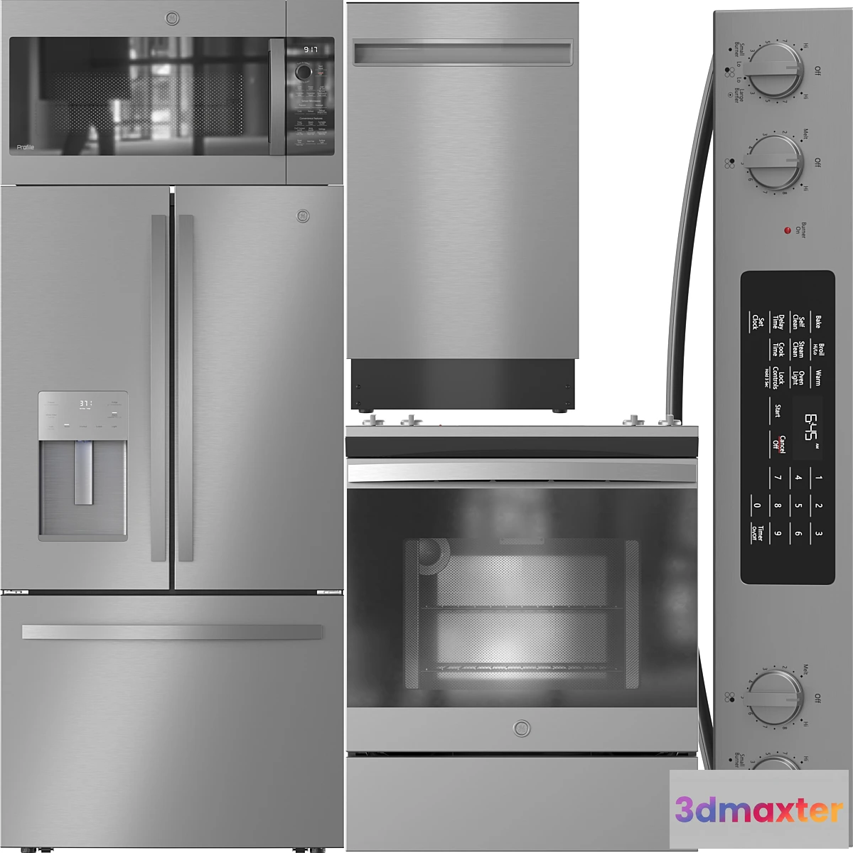 1450396 - GE Appliance Collection 07 3D Max