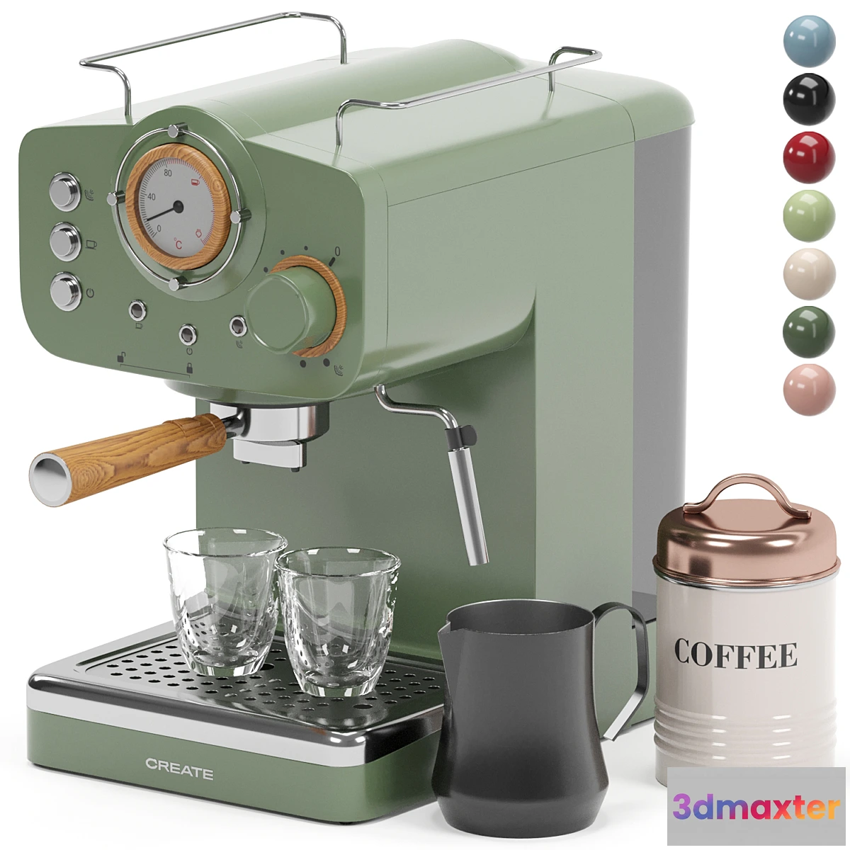 1454608 - CREATE espresso coffee machine 3D Max