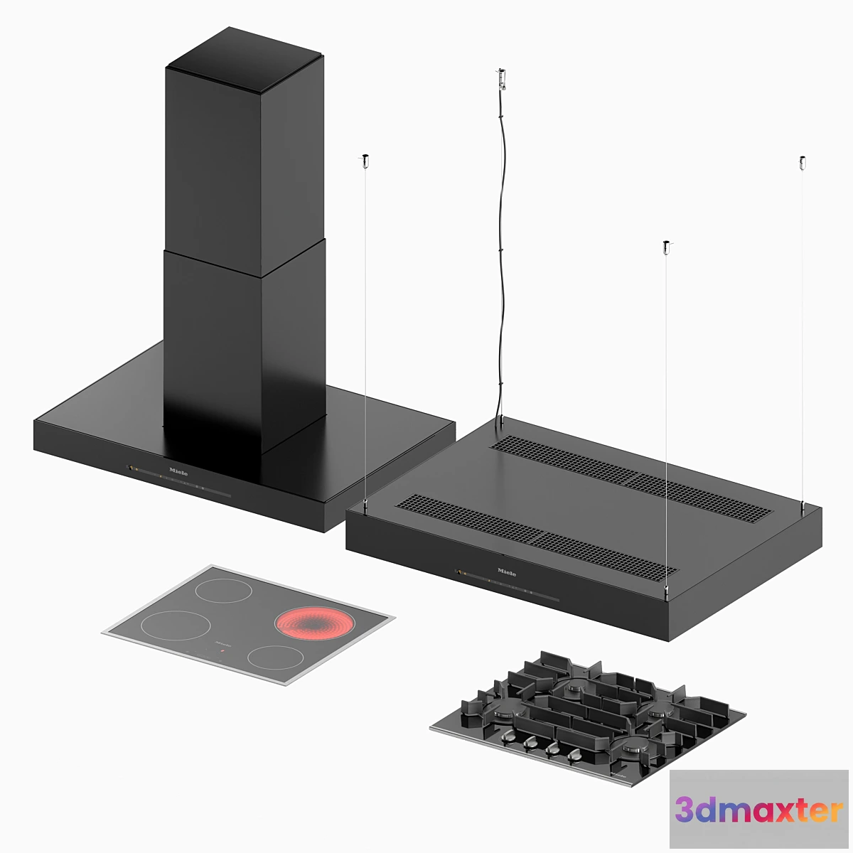 1455196 - Kitchen appliances Miele 3D Max