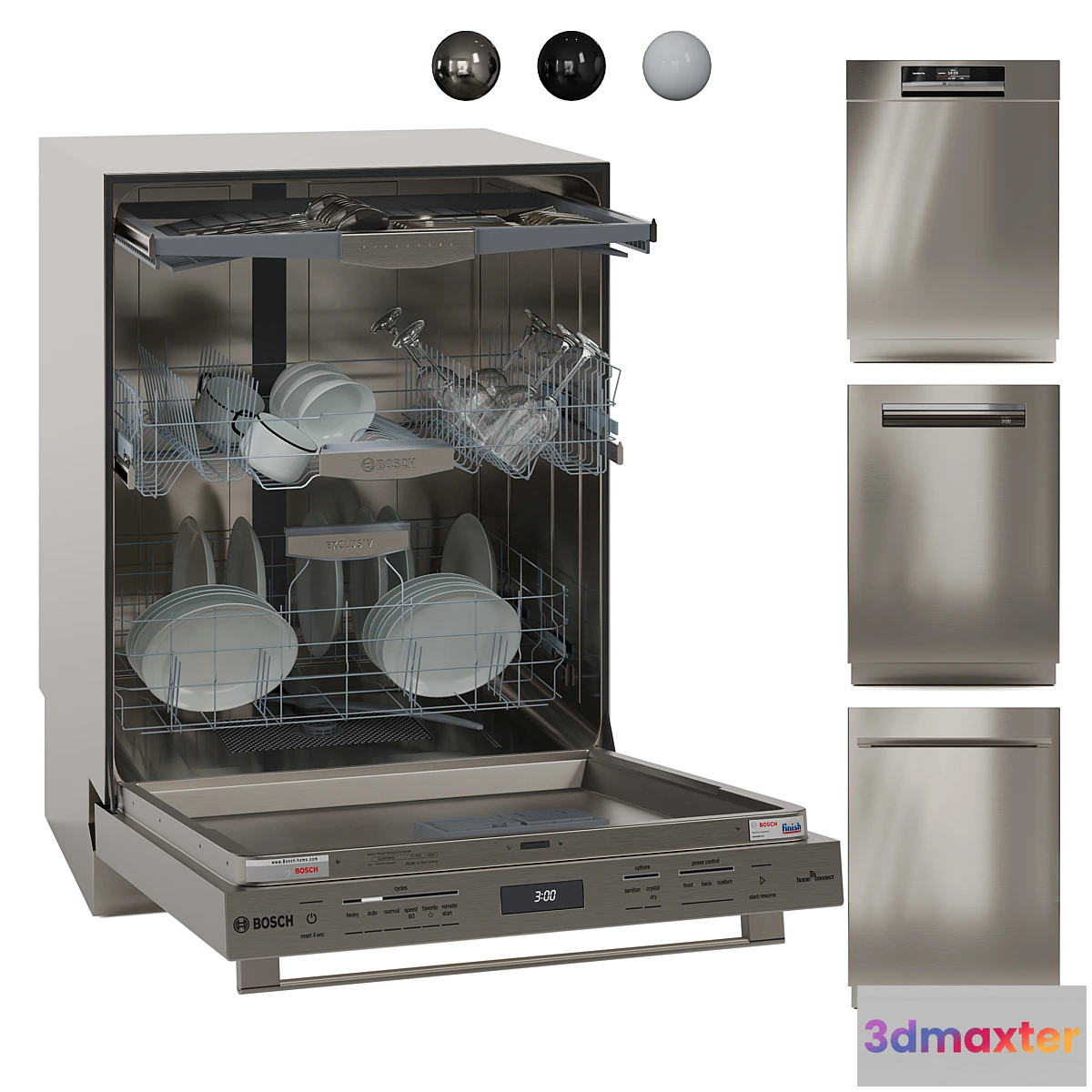 1456640 - Bosch Dishwasher Collection 800 Series 3D Max